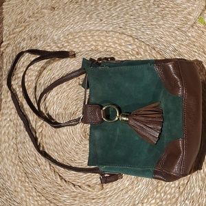 Talbots cross body tassel preowned